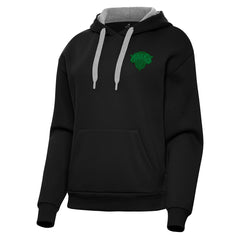 New York Knicks Antigua Women's St. Patrick's Day Victory Pullover Hoodie Black - NBA