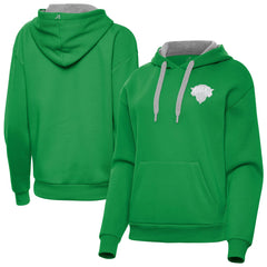 New York Knicks Antigua Women's St. Patrick's Day Victory Pullover Hoodie Kelly Green - NBA