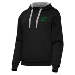 Cleveland Cavaliers Antigua Women's St. Patrick's Day Victory Pullover Hoodie Black - NBA
