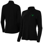 Chicago Bulls Antigua Women's St. Patrick's Day Intent Quarter-Zip Top Black - NBA