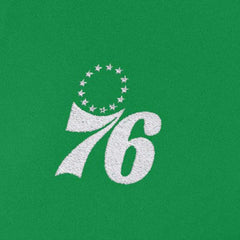 Philadelphia 76ers Antigua Women's St. Patrick's Day Intent Quarter-Zip Top Kelly Green - NBA