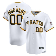 Pittsburgh Pirates Nike Home Limited Custom Jersey - MLB