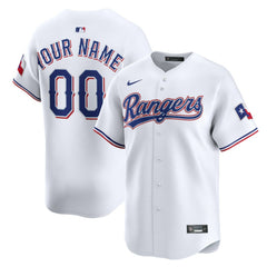 Texas Rangers Nike Home Limited Custom Jersey - MLB