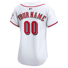Cincinnati Reds Nike Women's Home Limited Custom Jersey - MLB