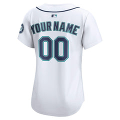 Seattle Mariners Nike Women's Home Limited Custom Jersey - MLB