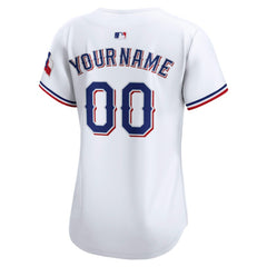 Texas Rangers Nike Women's Home Limited Custom Jersey - MLB