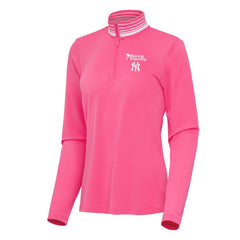 New York Yankees Antigua Women's Spring Training Palmetto Quarter-Zip Top - MLB