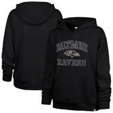 Baltimore Ravens '47 Women's Clarity Naomi Hoodie Black | 47 brand