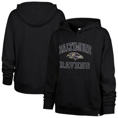 Baltimore Ravens '47 Women's Clarity Naomi Hoodie Black | 47 brand