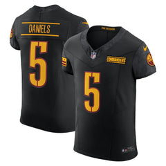 Jayden Daniels Washington Commanders Alternate Vapor F.U.S.E. Elite Jersey Black | Nike for Sale