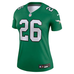 Saquon Barkley Philadelphia Eagles Women's Legend Player Performance Top Kelly Green | Nike for Sale