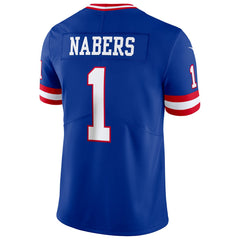 Malik Nabers New York Giants Alternate 2 Legacy Vapor Untouchable Limited Jersey Royal | Nike for Sale