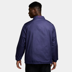 Barcelona Club Coaches Full-Snap Jacket Navy | Nike Online