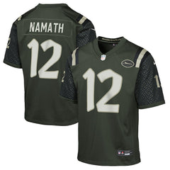 Joe Namath New York Jets Youth 2025 Rivalries Collection Retired Player Game Jersey Gotham Green | Nike for Sale