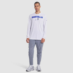 Buffalo Bills 2025 Rivalries Collection Sideline Legend Dri-FIT Long Sleeve T-Shirt White | Nike for Sale