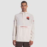Arizona Cardinals 2025 Rivalries Collection Sideline Anorak Half-Zip Hoodie Jacket Natural | Nike for Sale