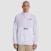Buffalo Bills 2025 Rivalries Collection Sideline Anorak Half-Zip Hoodie Jacket White | Nike for Sale