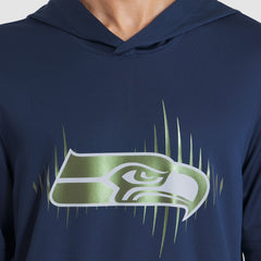 Seattle Seahawks 2025 Rivalries Collection Sideline Dri-FIT Long Sleeve Hoodie T-Shirt College Navy | Nike for Sale
