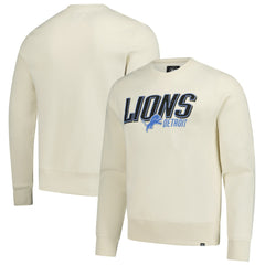 Detroit Lions '47 Locked In Headline Pullover Sweatshirt Cream | 47 brand