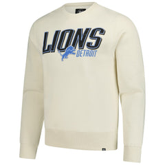 Detroit Lions '47 Locked In Headline Pullover Sweatshirt Cream | 47 brand