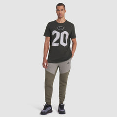 Breece Hall New York Jets 2025 Rivalries Collection Player Name & Number T-Shirt Gotham Green | Nike for Sale