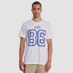 Dalton Kincaid Buffalo Bills 2025 Rivalries Collection Player Name & Number T-Shirt White | Nike for Sale
