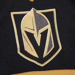 Vegas Golden Knights Mitchell & Ness Women's Heritage Lace-Up Pullover Sweatshirt - Black - NHL