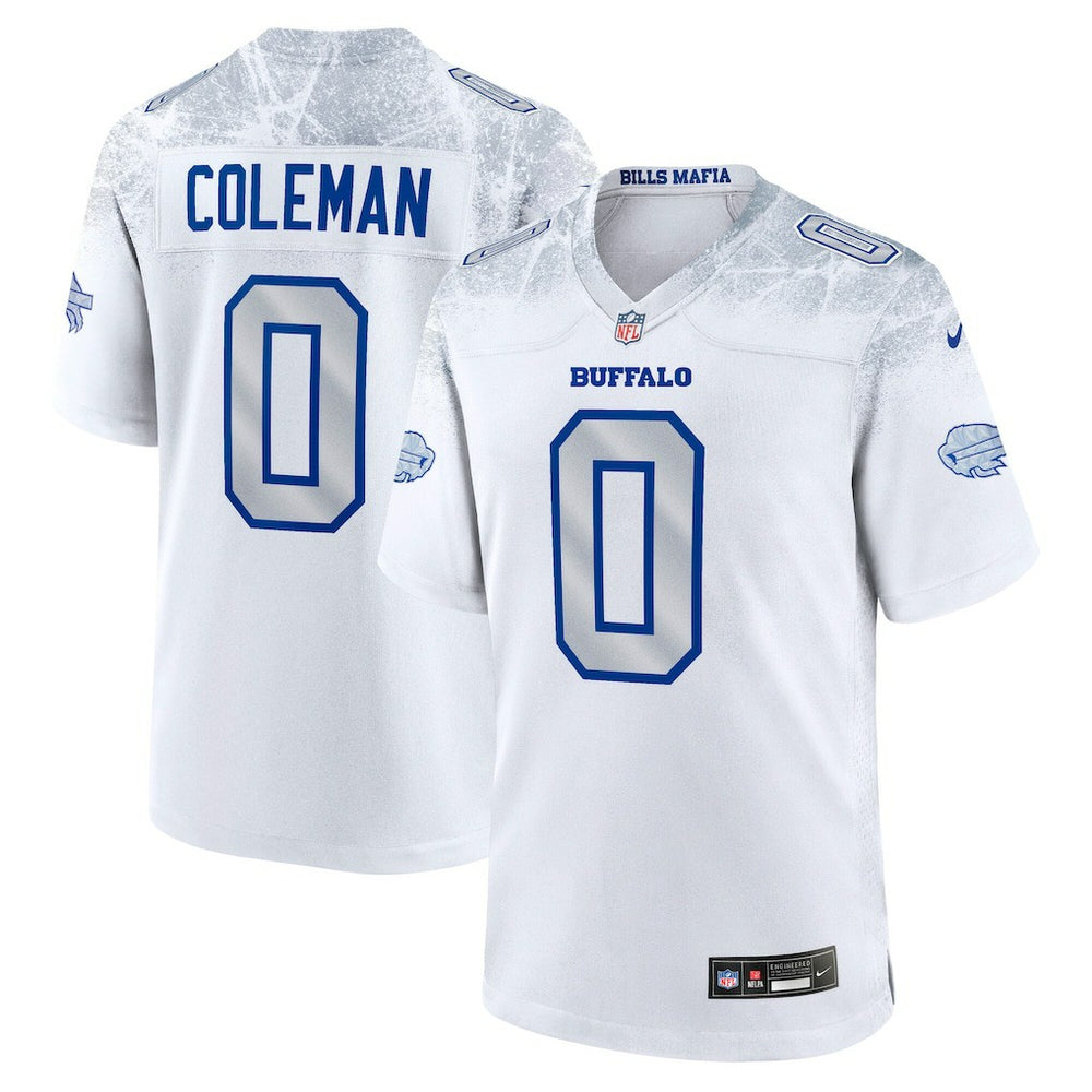Keon Coleman Buffalo Bills 2025 Rivalries Collection Game Jersey White | Nike for Sale