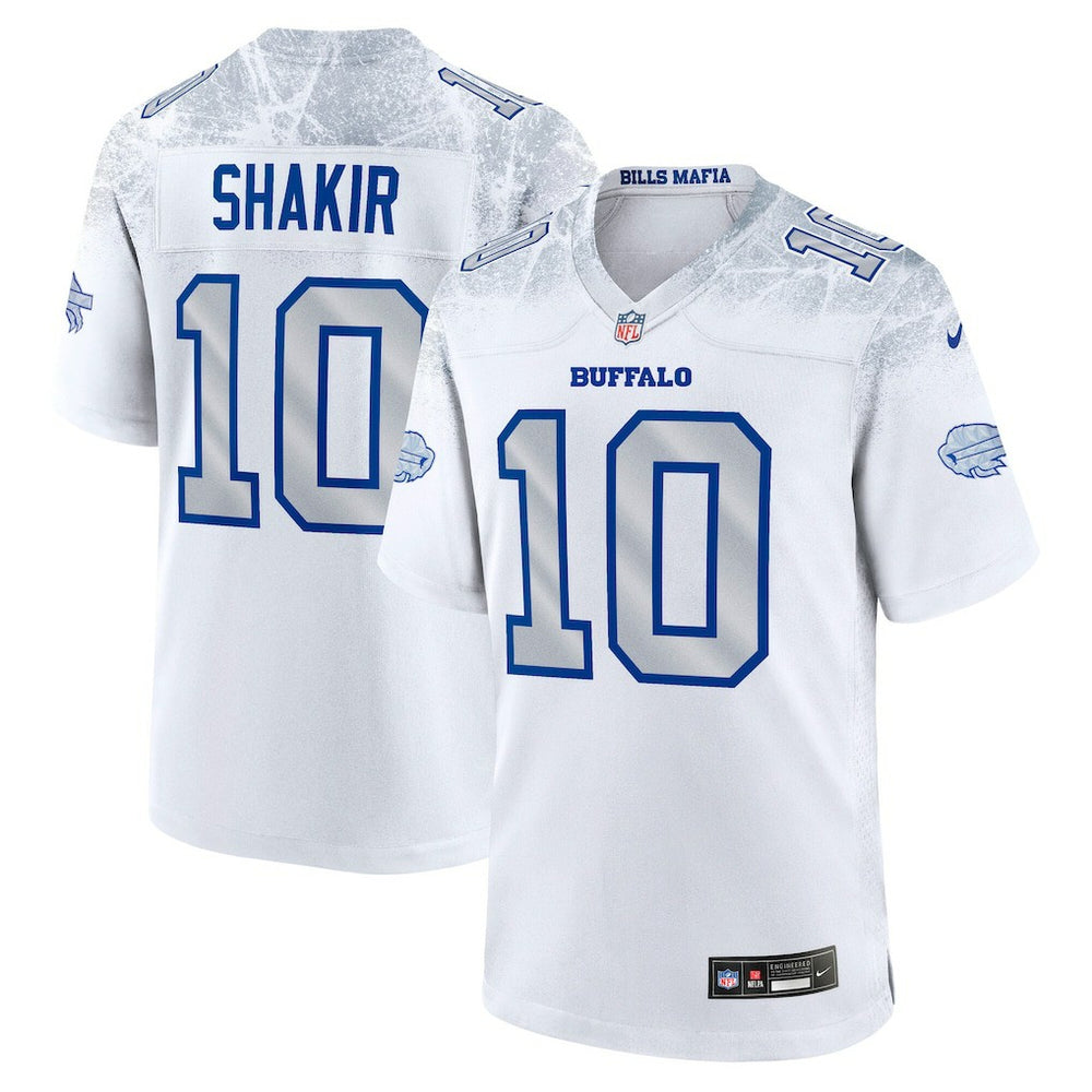 Khalil Shakir Buffalo Bills 2025 Rivalries Collection Game Jersey White | Nike for Sale