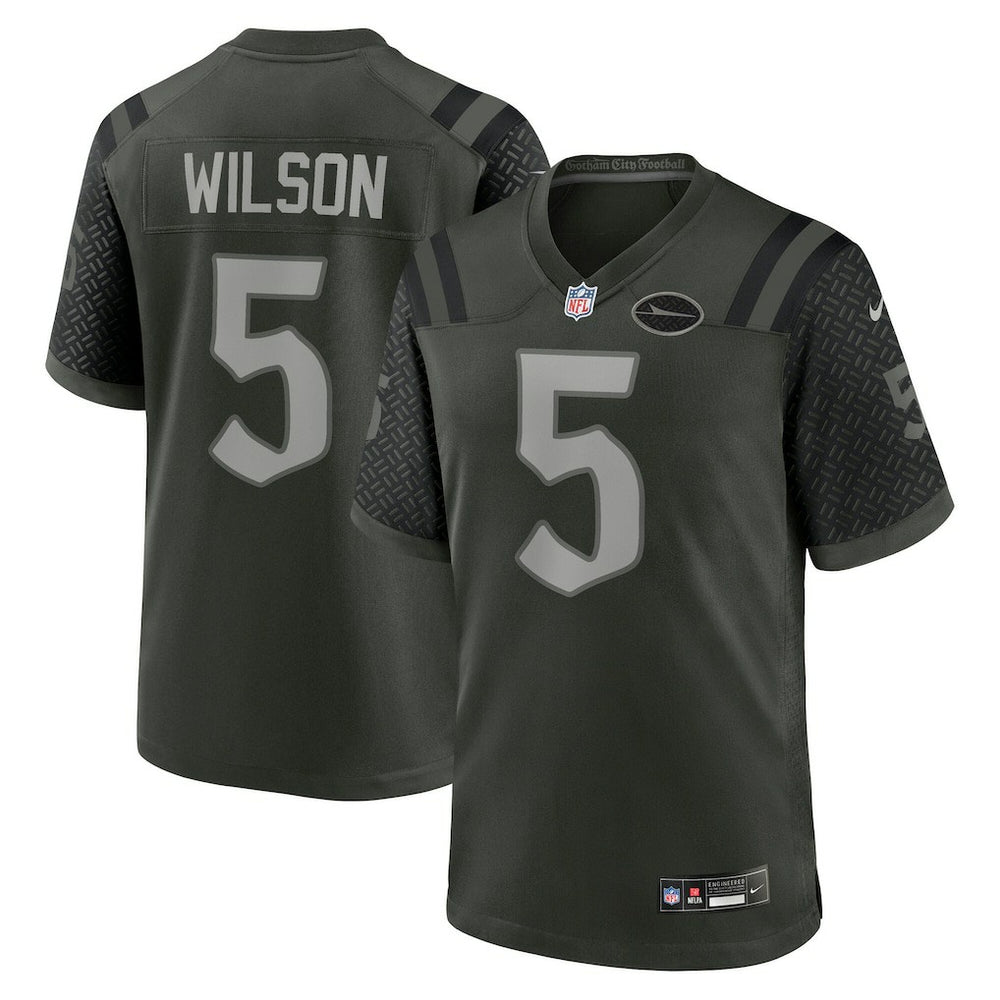 Garrett Wilson New York Jets 2025 Rivalries Collection Game Jersey Gotham Green | Nike for Sale