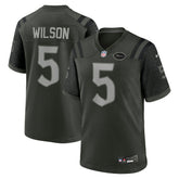 Garrett Wilson New York Jets 2025 Rivalries Collection Game Jersey Gotham Green | Nike for Sale