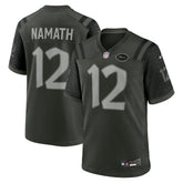 Joe Namath New York Jets 2025 Rivalries Collection Retired Player Game Jersey Gotham Green | Nike for Sale