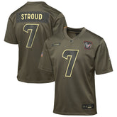 C.J. Stroud Houston Texans Youth 2025 Salute to Service Game Jersey Olive | Nike for Sale