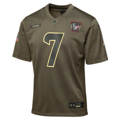 C.J. Stroud Houston Texans Youth 2025 Salute to Service Game Jersey Olive | Nike for Sale