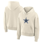 Dallas Cowboys Women's Dove Legacy Pullover Hoodie Cream | Fanatics