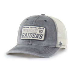 Las Vegas Raiders '47 Canteen Relaxed Trucker Adjustable Hat Charcoal | 47 brand
