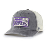 Baltimore Ravens '47 Canteen Relaxed Trucker Adjustable Hat Charcoal | 47 brand