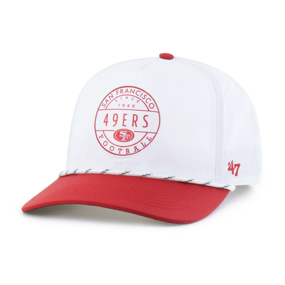 San Francisco 49ers '47 Suburbia Hitch Two-Tone Adjustable Hat White/Scarlet | 47 brand