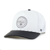Cincinnati Bengals '47 Suburbia Hitch Two-Tone Adjustable Hat White/Black | 47 brand