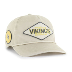 Minnesota Vikings '47 Cairn Hitch Adjustable Hat Khaki | 47 brand