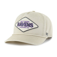Baltimore Ravens '47 Cairn Hitch Adjustable Hat Khaki | 47 brand