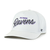 Baltimore Ravens '47 Brrr Fairway Hitch Adjustable Hat White | 47 brand