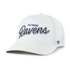 Baltimore Ravens '47 Brrr Fairway Hitch Adjustable Hat White | 47 brand