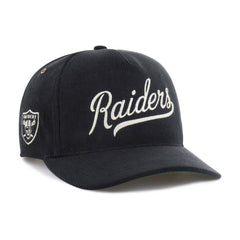 Las Vegas Raiders '47 Golden Age Corduroy Hitch Adjustable Hat Black | 47 brand