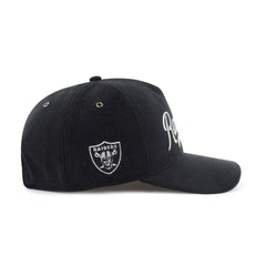 Las Vegas Raiders '47 Golden Age Corduroy Hitch Adjustable Hat Black | 47 brand