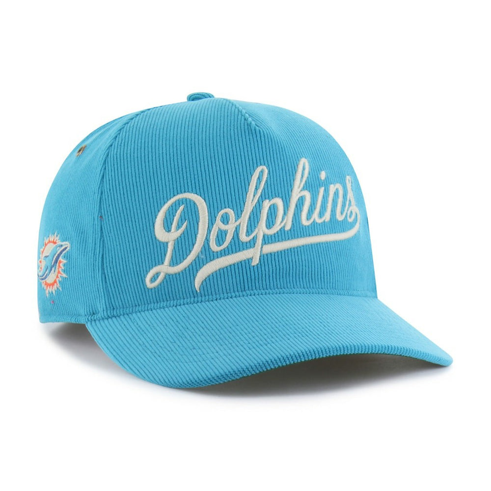 Miami Dolphins '47 Golden Age Corduroy Hitch Adjustable Hat Aqua | 47 brand