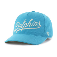 Miami Dolphins '47 Golden Age Corduroy Hitch Adjustable Hat Aqua | 47 brand