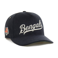 Cincinnati Bengals '47 Golden Age Corduroy Hitch Adjustable Hat Black | 47 brand