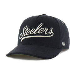 Pittsburgh Steelers '47 Golden Age Corduroy Hitch Adjustable Hat Black | 47 brand