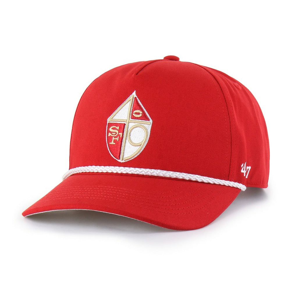 San Francisco 49ers '47 Rope Hitch Adjustable Hat Scarlet | 47 brand